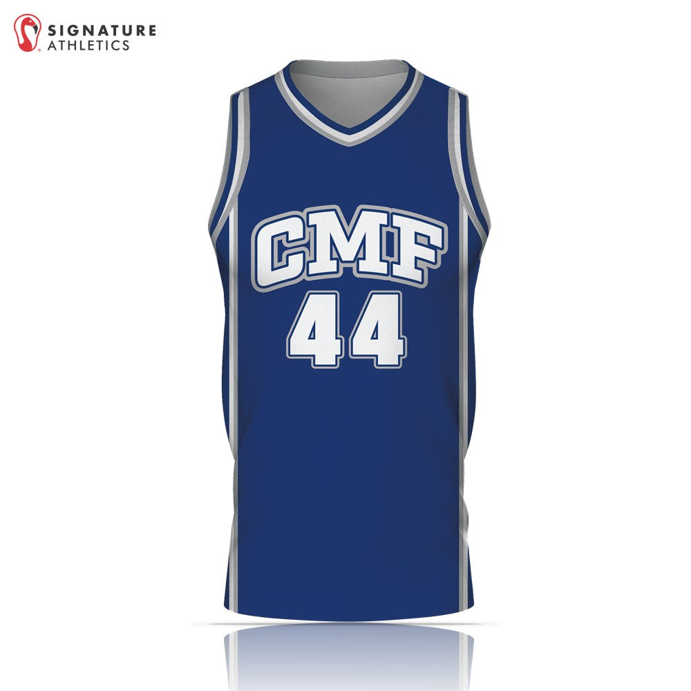 CMF Men's Player V-Neck Reversible Basketball Jersey: CMF One