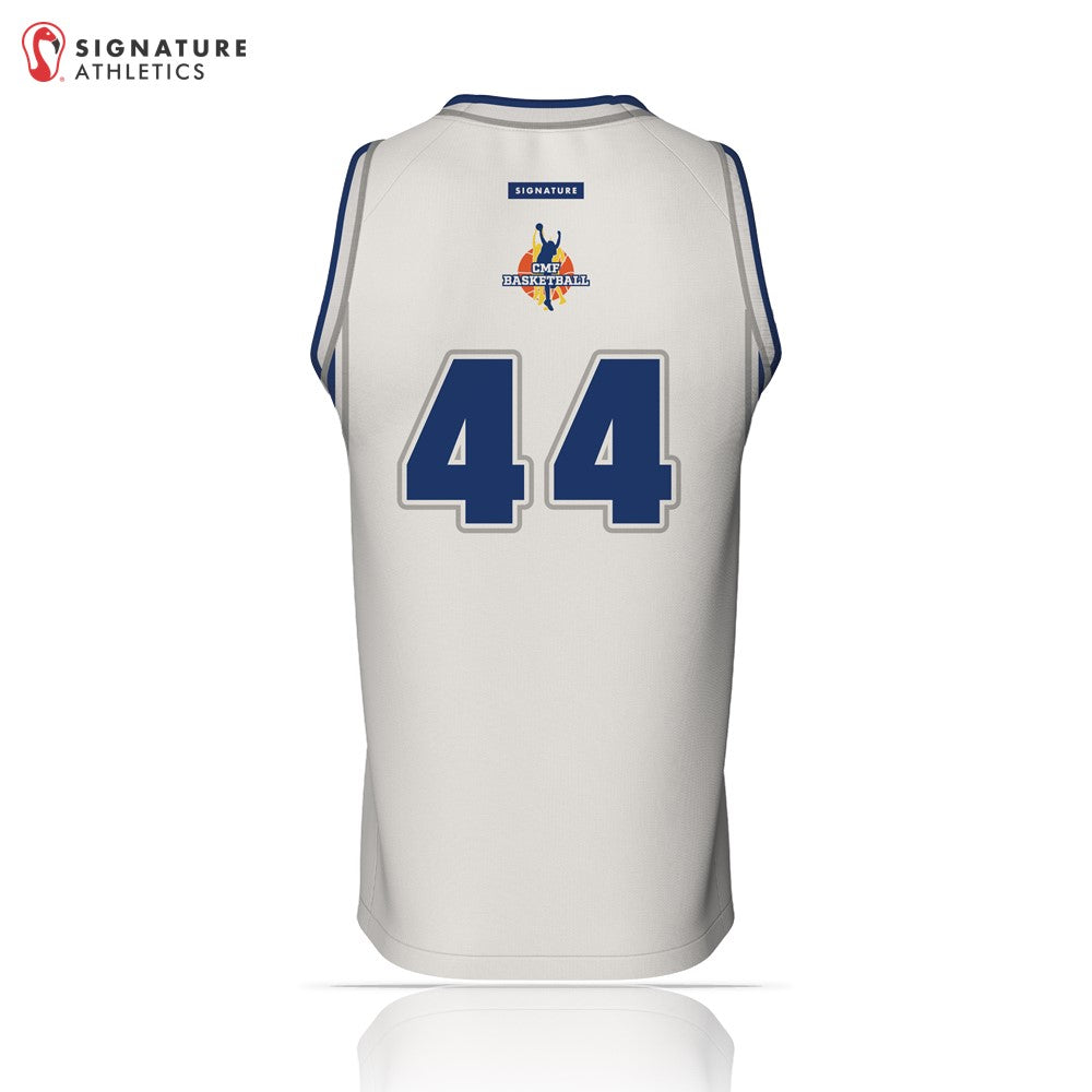 CMF Men's Player V-Neck Reversible Basketball Jersey