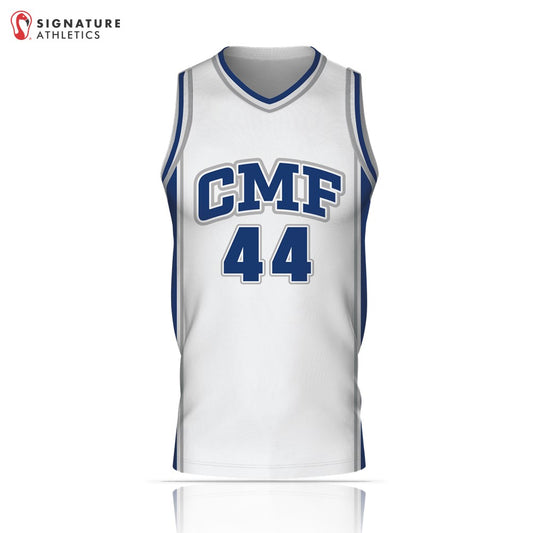 CMF Men's Player V-Neck Reversible Basketball Jersey: CMF One