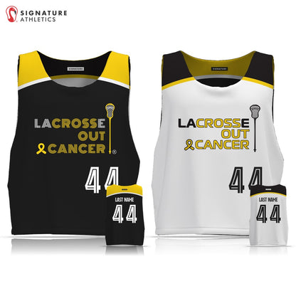 LaCROSSe Out Cancer Men's Reversible Game Pinnie