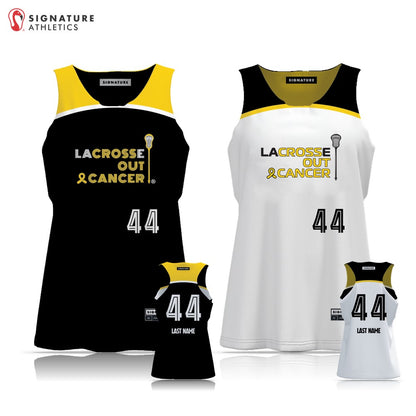 LaCROSSe Out Cancer Women's Reversible Game Pinnie