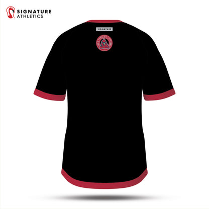 Team Carolina Lacrosse 25-2 Pro Short Sleeve Tech Tee Back