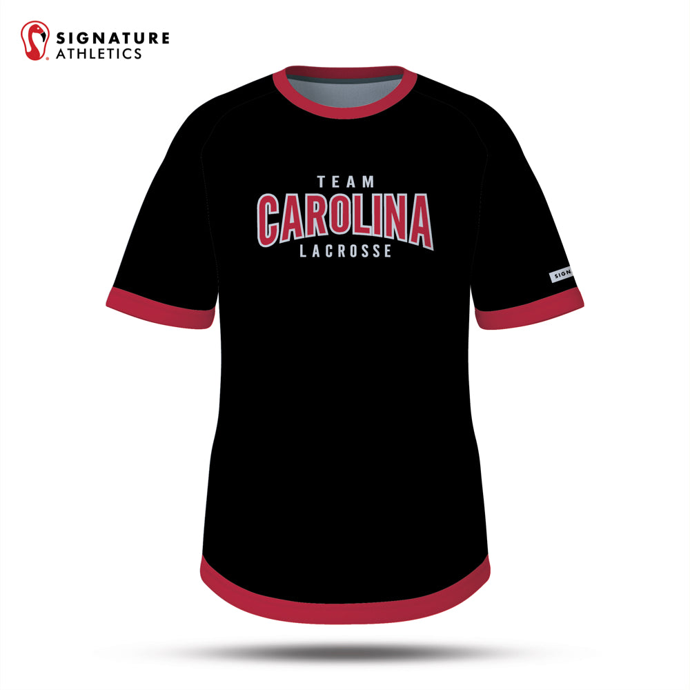 Team Carolina Lacrosse 25-2 Pro Short Sleeve Tech Tee Front