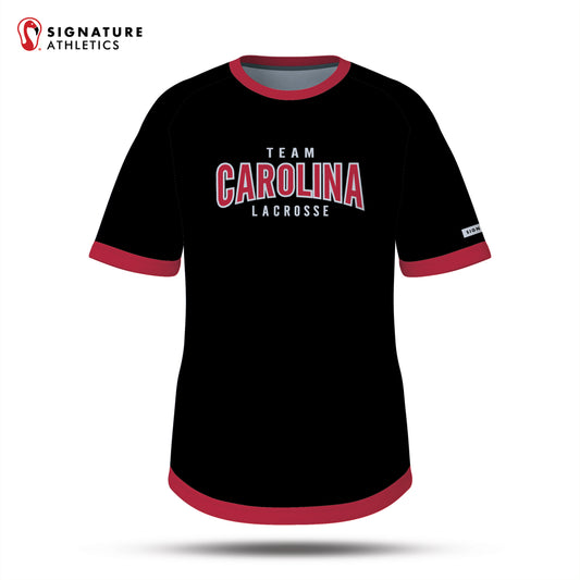 Team Carolina Lacrosse 25-2 Pro Short Sleeve Tech Tee Front