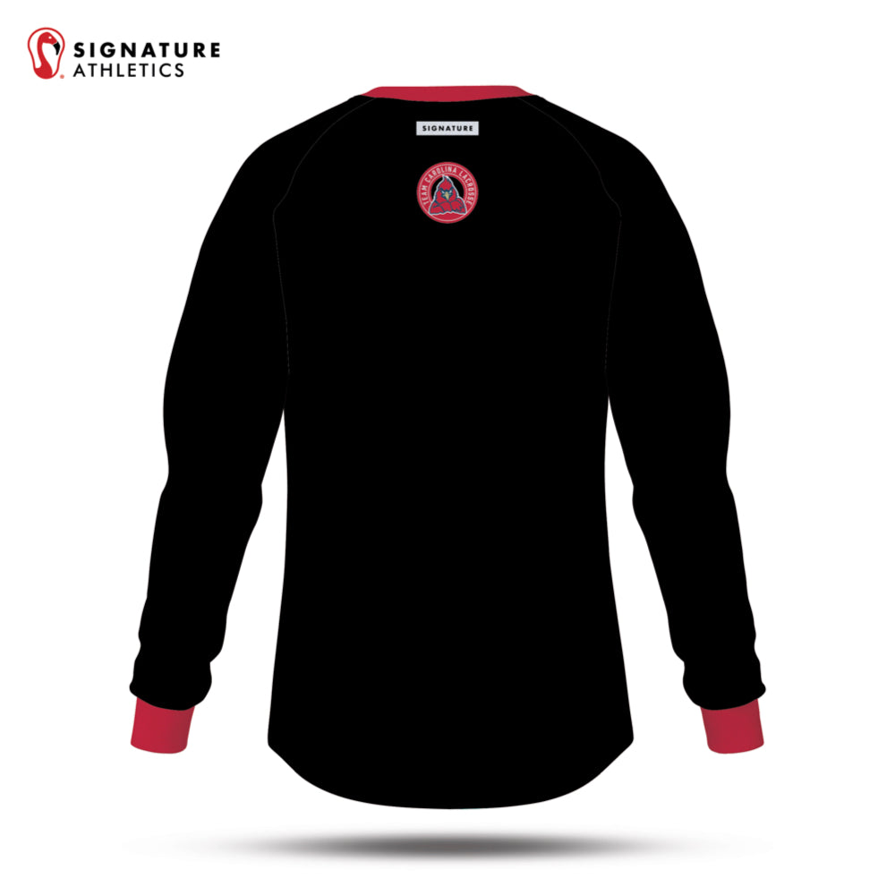 Team Carolina Lacrosse 25-2 Pro Long Sleeve Tech Tee Back