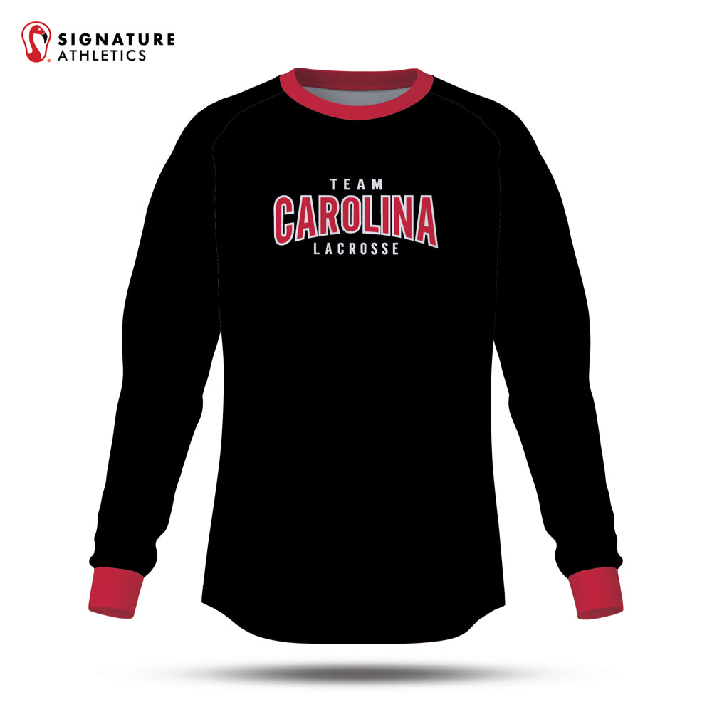 Team Carolina Lacrosse 25-2 Pro Long Sleeve Tech Tee Front