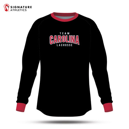 Team Carolina Lacrosse 25-2 Pro Long Sleeve Tech Tee Front