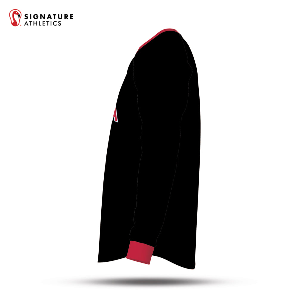 Team Carolina Lacrosse 25-2 Pro Long Sleeve Tech Tee Left