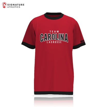 Team Carolina Lacrosse 25-2 Player Short Sleeve Tech Tee Front