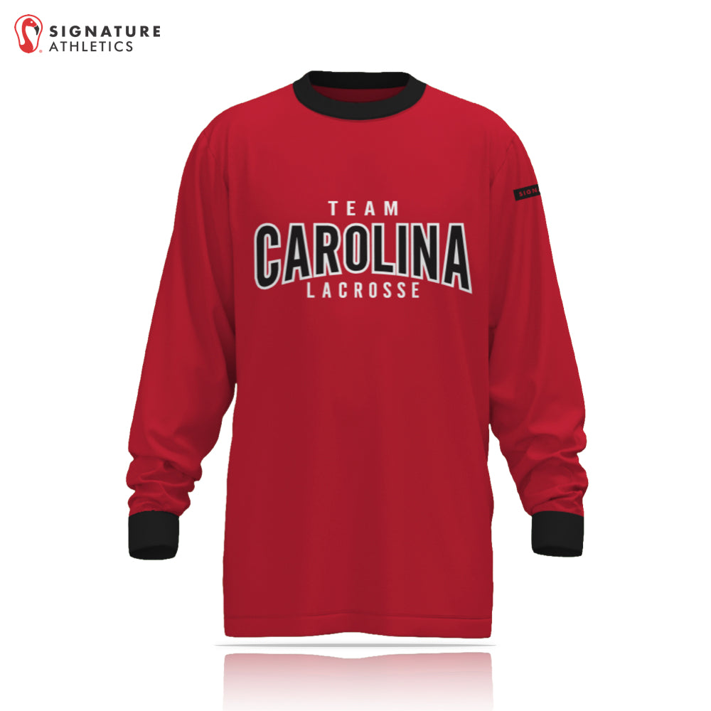 Team Carolina Lacrosse 25-2 Player Long Sleeve Tech Tee Front