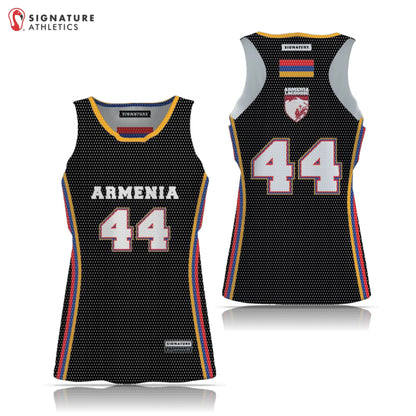 Armenia Lacrosse 25-2 Women's Goalie Basic Reversible Pinnie Dark