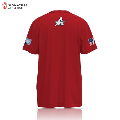 All Star Sports COMBAT FUTURES Men's Red CF Short Sleeve Tech Tee