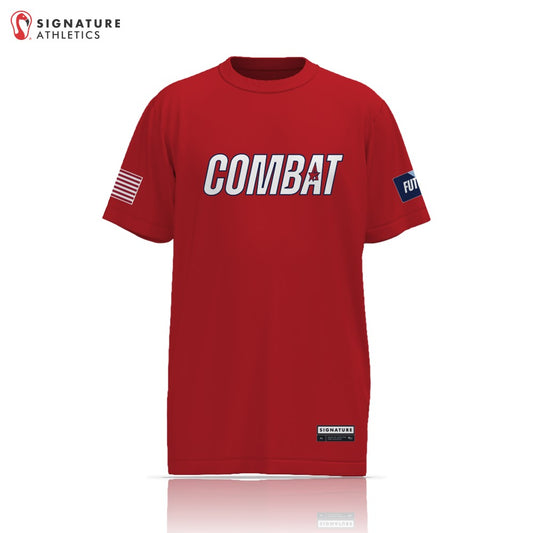 All Star Sports COMBAT FUTURES Men's Red CF Short Sleeve Tech Tee
