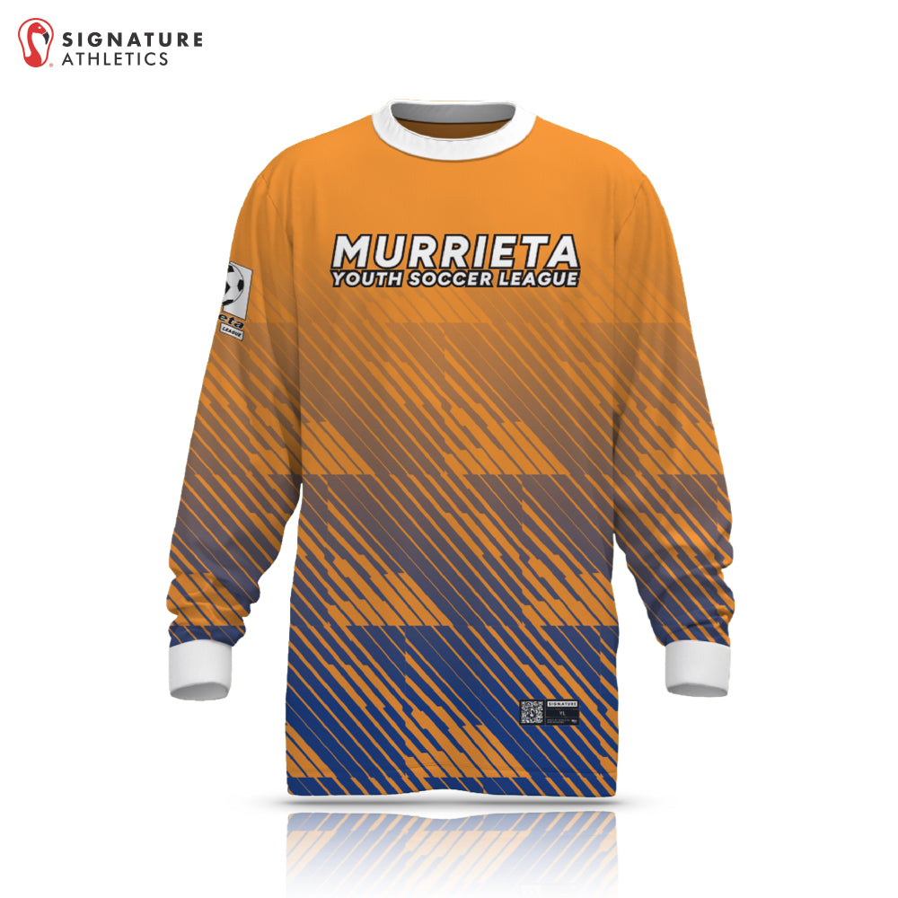 Murrieta Allstars Men's Orange Long Sleeve Tech Tee: Murrieta Youth Soccer League