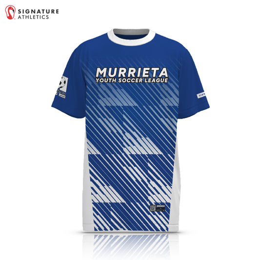 Murrieta Men's Short Sleeve Blue Tech Tee: U14 Girls