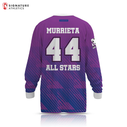 Murrieta Allstars Men's Purple Long Sleeve Tech Tee
