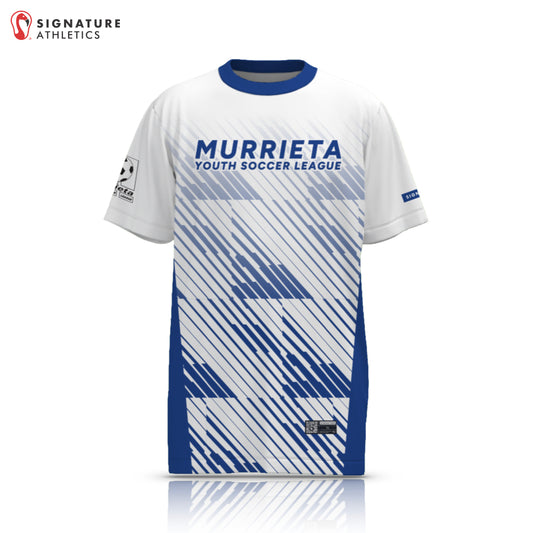 Murrieta Men's Short Sleeve White Tech Tee: U14 Coed