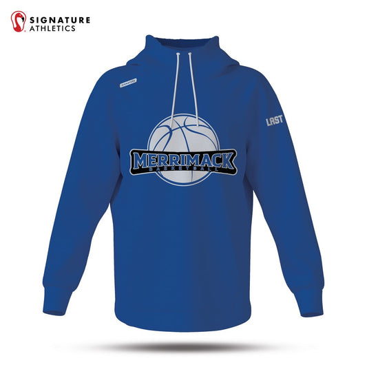 Merrimack Basketball Men's Pro Dye Sub Scuba Hoodie: Merrimack