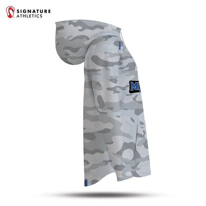 Merrimack Basketball Men's Pro Dye Sub Scuba Hoodie - Camo