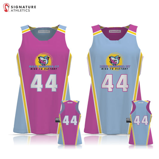 Reef Raiders Lacrosse Women's Player Reversible Pinnie: Reef Raiders
