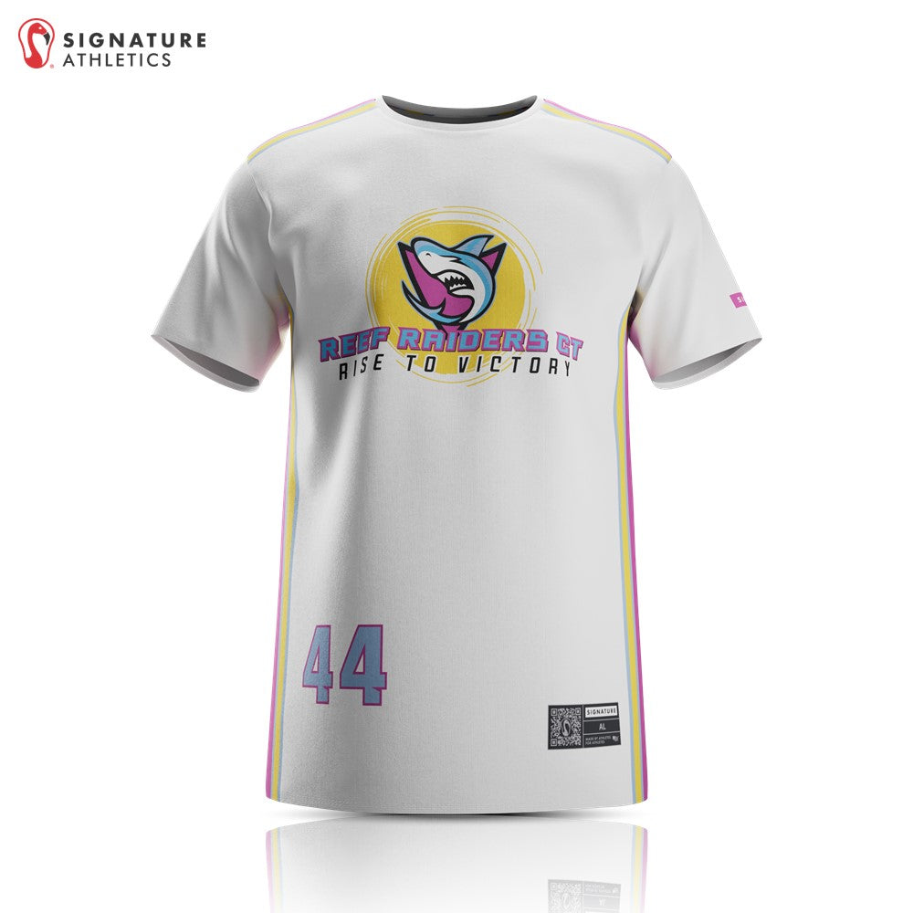 Reef Raiders Lacrosse Women's White Player Short Sleeve Tech Tee
