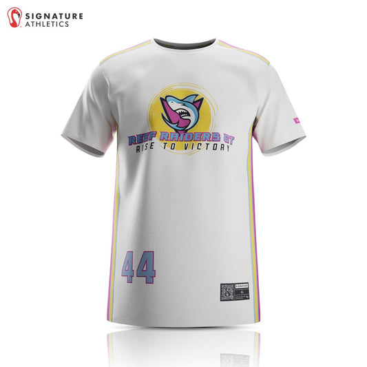 Reef Raiders Lacrosse Women's White Player Short Sleeve Tech Tee: Reef Raiders