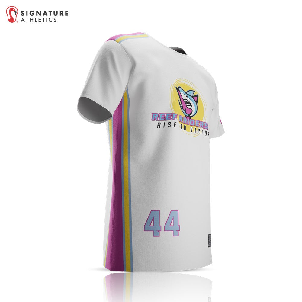 Reef Raiders Lacrosse Women's White Player Short Sleeve Tech Tee