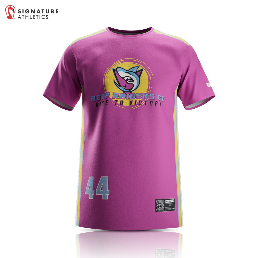 Reef Raiders Lacrosse Women's Pink Player Short Sleeve Tech Tee