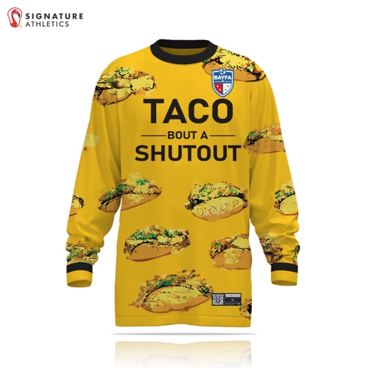 BAYFA Goalie Standard Uniform Men's Long Sleeve Tech Tee Yellow: BAYFA Standard Uniform