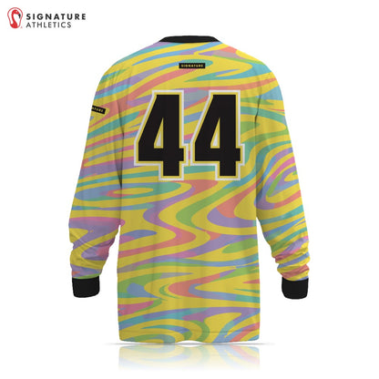 BAYFA Sold Separately Men's Long Sleeve Tech Tee Swirls