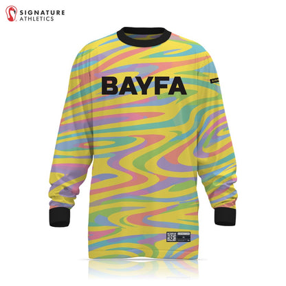 BAYFA Sold Separately Men's Long Sleeve Tech Tee Swirls