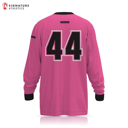 BAYFA Sold Separately Men's Long Sleeve Tech Tee Chrome Pink