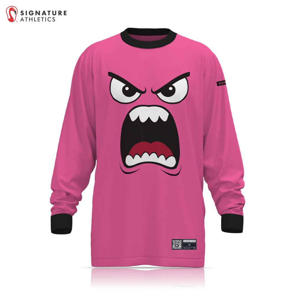 BAYFA Sold Separately Men's Long Sleeve Tech Tee Chrome Pink: BAYFA Standard Uniform