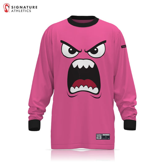 BAYFA Sold Separately Men's Long Sleeve Tech Tee Chrome Pink: BAYFA Standard Uniform