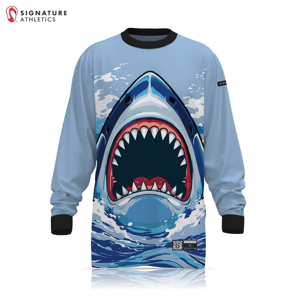 BAYFA Sold Separately Men's Long Sleeve Tech Tee Carolina Blue
