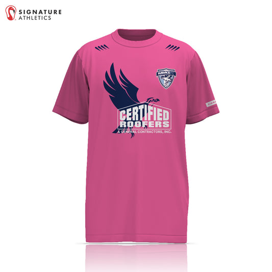 Florida Hawks FC Pink Short Sleeve Tech Tee