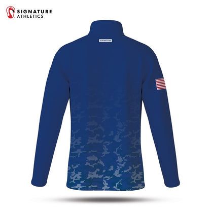 Fish Hawk Premier Navy Camo Quarter Zip