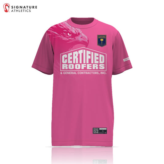 Fish Hawk Premier Men's Player Pink Short Sleeve Tech Tee: FL Hawks