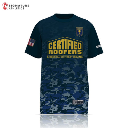Fish Hawk Premier Men's Player Blue Camo Short Sleeve Tech Tee
