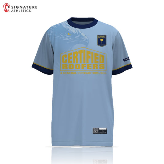 Fish Hawk Premier Men's Player Light Blue Short Sleeve Tech Tee: FL Hawks