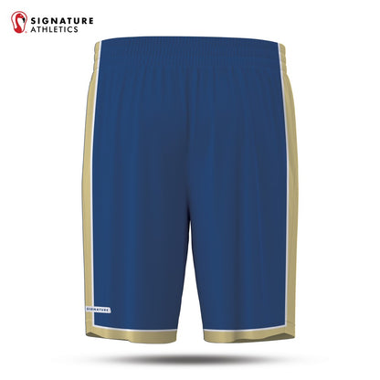 Shrewsbury Basketball Association 25-4 Navy Game Shorts Back