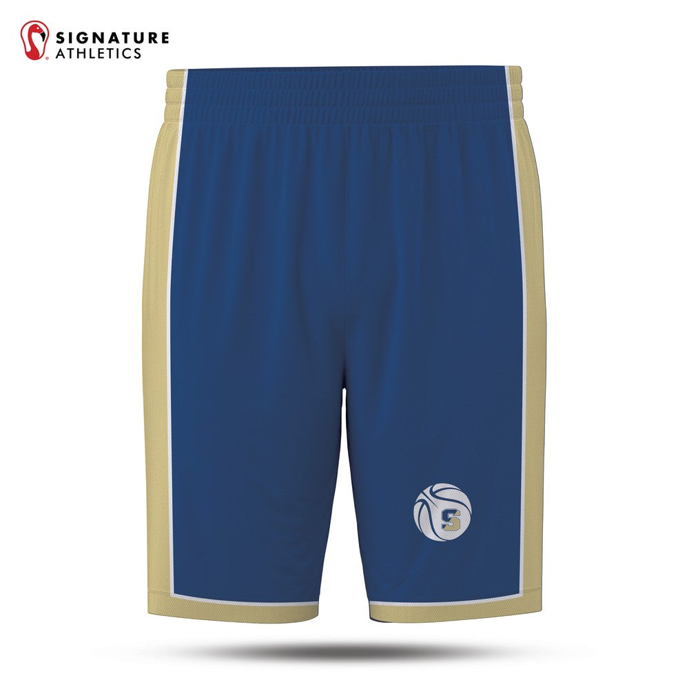 Shrewsbury Basketball Association 25-4 Navy Game Shorts Front