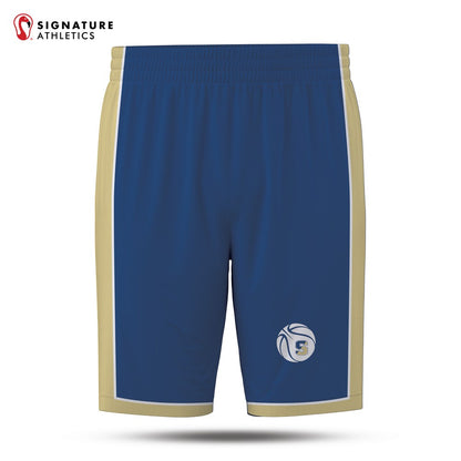 Shrewsbury Basketball Association 25-4 Navy Game Shorts Front