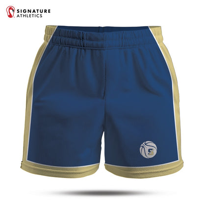Shrewsbury Basketball Association 25-4 Navy Game Shorts Front