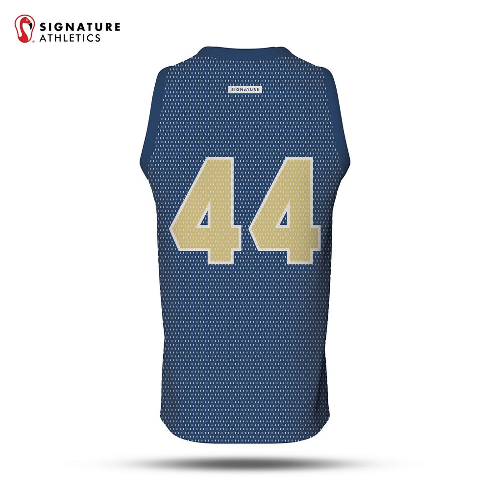 Shrewsbury Basketball Association 25-4 Navy Reversible Practice Jersey Navy Back