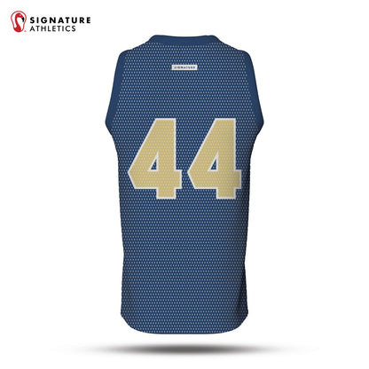 Shrewsbury Basketball Association 25-4 Navy Reversible Practice Jersey Navy Back
