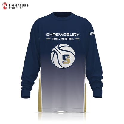 Shrewsbury Basketball Association 25-4 Long Sleeve Tech Tee Front