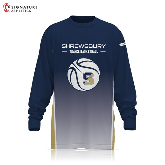 Shrewsbury Basketball Association 25-4 Long Sleeve Tech Tee Front
