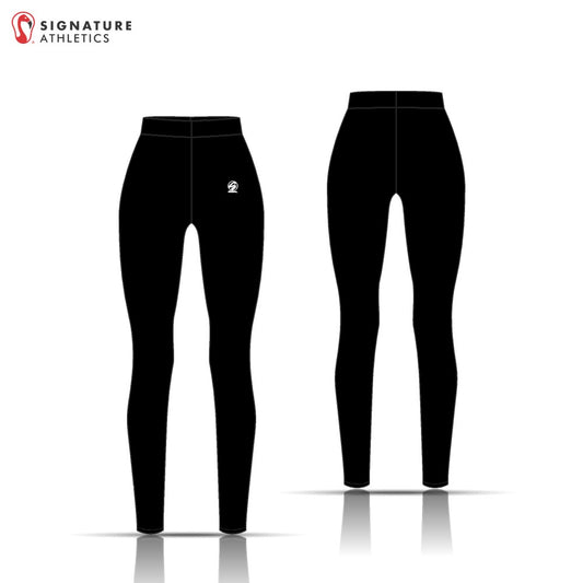 Beach Cities Women's Black Full Length Leggings: Beach Cities Volleyball