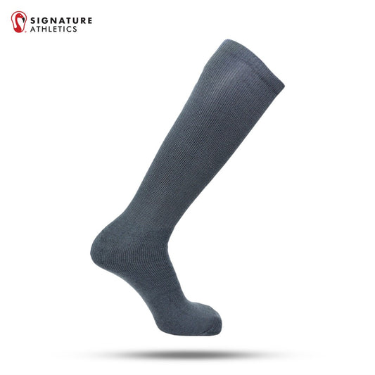 Brooklyn Lacrosse Club Allsports Silver Socks: BLC